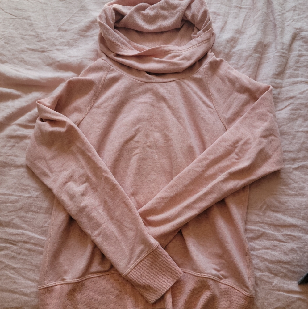 REI Pink Women's Cowl Neck Sweatshirt